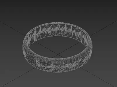 Lord Of The Rings Ring - The One Ring 3D model