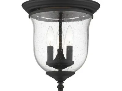 Aaven Glass Flush Mount Free 3D model