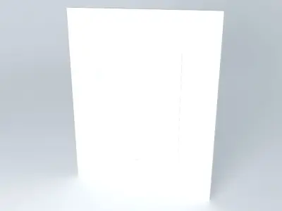 Mission Style Raised Panel Door (components) Free 3D model