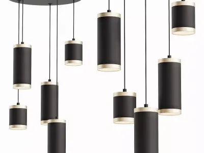 Cuff LED Multi Light Pendant 3D model