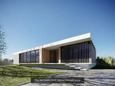 Exterior HDRI Corona Cinema4D scene Collection 3D Model Pack