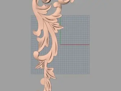 Artcam Aspire 3D relief models STL Files used for CNC E603 3D model