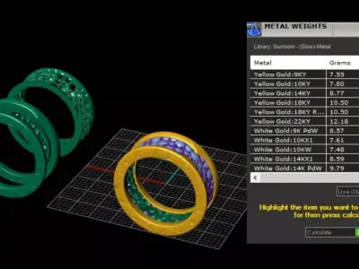  Ring jewelry 3D print model