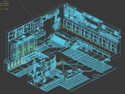 Crystal Palace arsenal - indoor 3D model