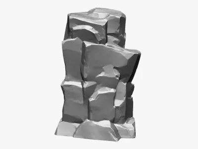 3D Mountain rock Zbrush sculpt 3D model