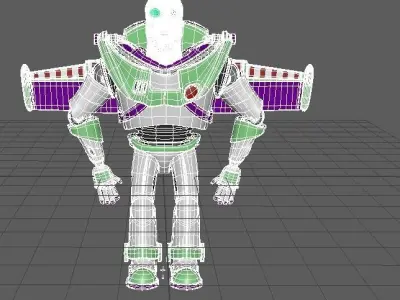 BuzzLightYear buzz lightyear from toy story Low-poly 3D model