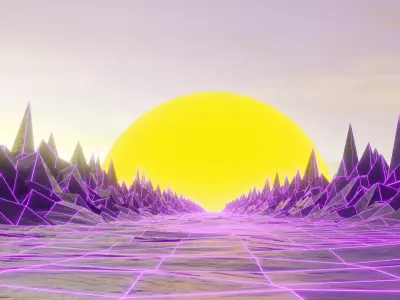 SUNSET WALK 3D model