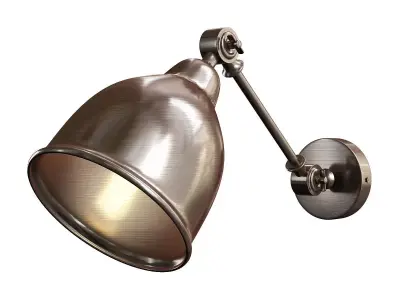 Braccio Arte Lamp bronze Low-poly 3D model