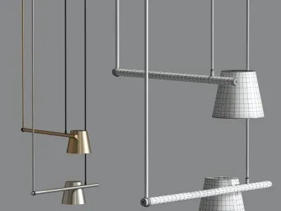 Linear luminaires With Led  Collection 3D model