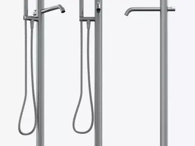 Bath faucet floor Imprese collection Brenta 3D model