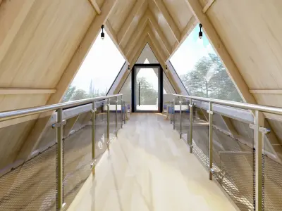 Double A - Frame House   3D model