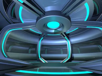  Sci Fi Room 3D model