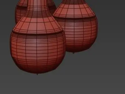 Crystorama hanging lamp 3D model