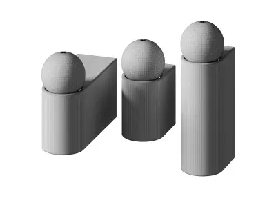 WHITE PORCELAIN SERIES - Michael Anastassiades 3D model