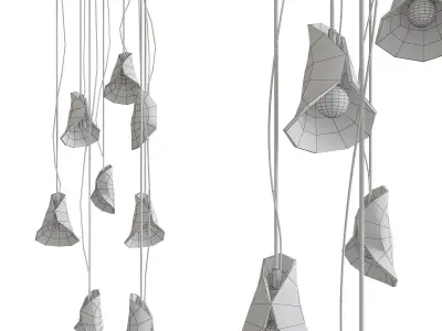 GAMADECOR PAPPARDELLE low poly 3d model Low-poly 3D model