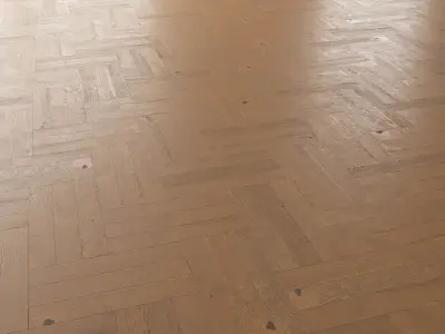 Parquet Oak Cornell Firestop set 2 3D model