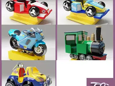 KIDDY RIDE PACK 3D model