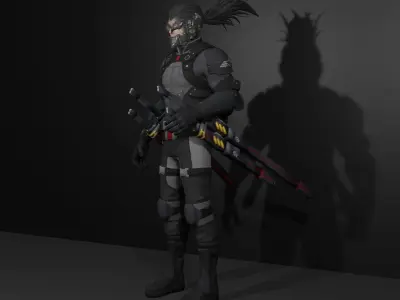 Cyborg gear 3D model