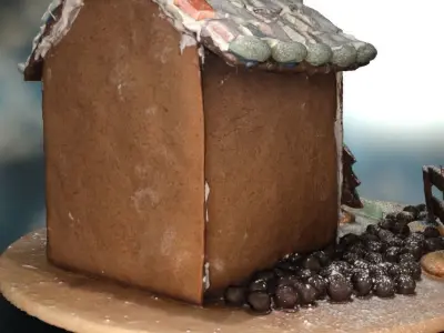  gingerbread house xmas 3D model