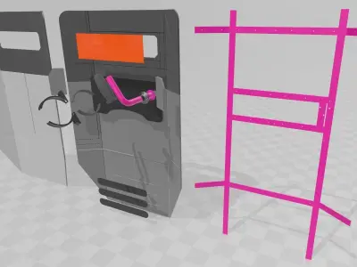 Star Wars Jedi Fallen Order Scout Staff and Shield 3D print model