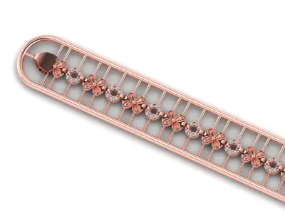 ladies 3d chain or necklace or bracelet 3d model 3D print model
