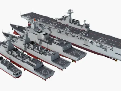  Chinese Navy warships Collection 01 