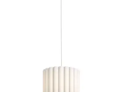 Lucina pendant lamp made of linen Low-poly 3D model
