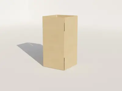 Low-Poly Cardboard Boxes Low-poly 3D model