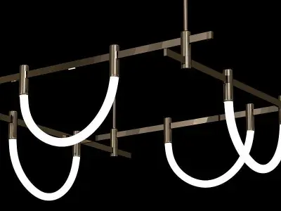 AUROOM 1 aurooom chandelier 3D model