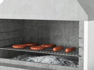 Barbecue 52 3D model
