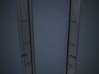  High interior door 3D model