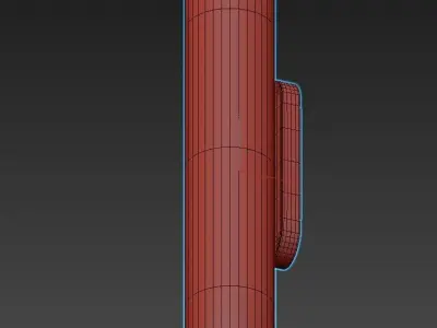BATHROOM wall sconce with two balls 3D model