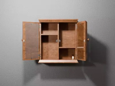 Bathroom with Cabinet 3D model