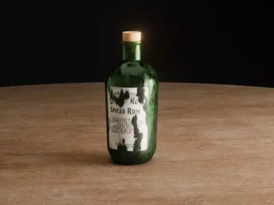 Pirate Table - Blender Scene 3D model