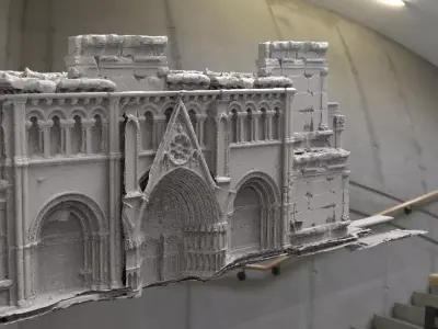 City Castle cathedral Door ornate 3D model