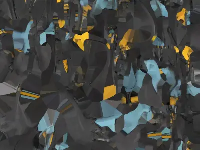Luxray Pokemon Low-poly 3D model
