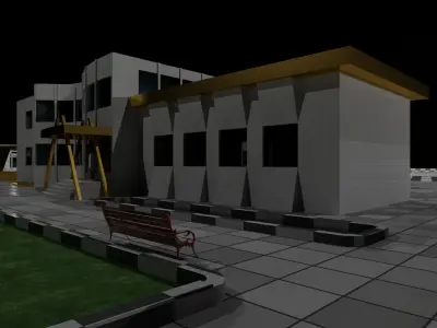 BOOK GARDEN 3D MODEL 3D model