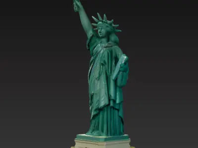 Statue of Liberty Miniature Desk Ornament 3D Printable Model 3D print model