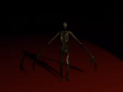 Nightmare SCP-096 Free 3D model