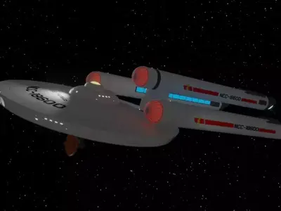 Martinez-Class Fast Destroyer 3D model