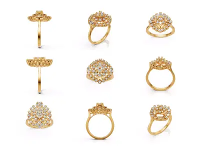 Blooming Shine Collection 45 styls  A Celebration 3D print model