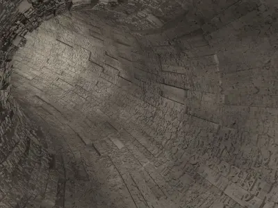 Sci-Fi Tunnel 3D model