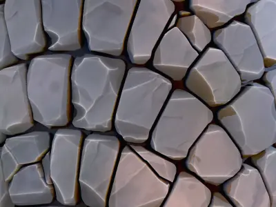 Stylized Pavement Substance material and textures Texture