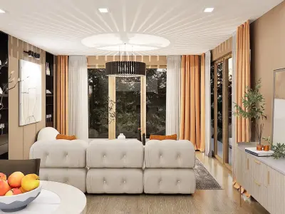 CASA MODERNA - MODELO 3D COMPLETO - INTERIOR Y EXTERIOR 3D print model