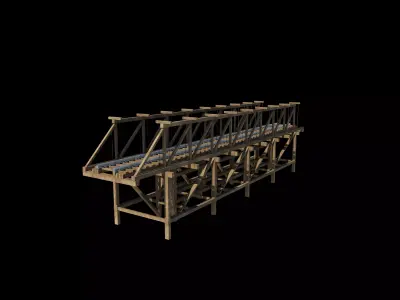 Railway Bridge 3D model get