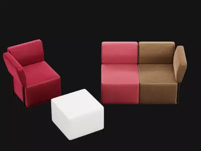 Module sofa 1 3D model