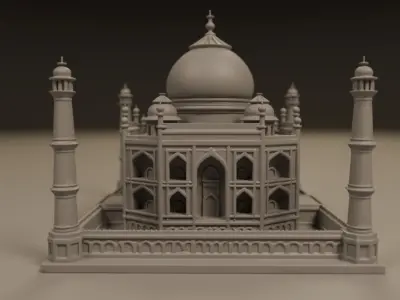 Taj mahal 3D print model