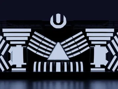 Mainstage Ultra Music Festival 2016  3D model