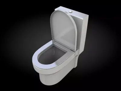 TOILET Low-poly 3D model