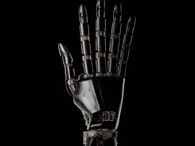 Robotic Sci-Fi hand 3D model